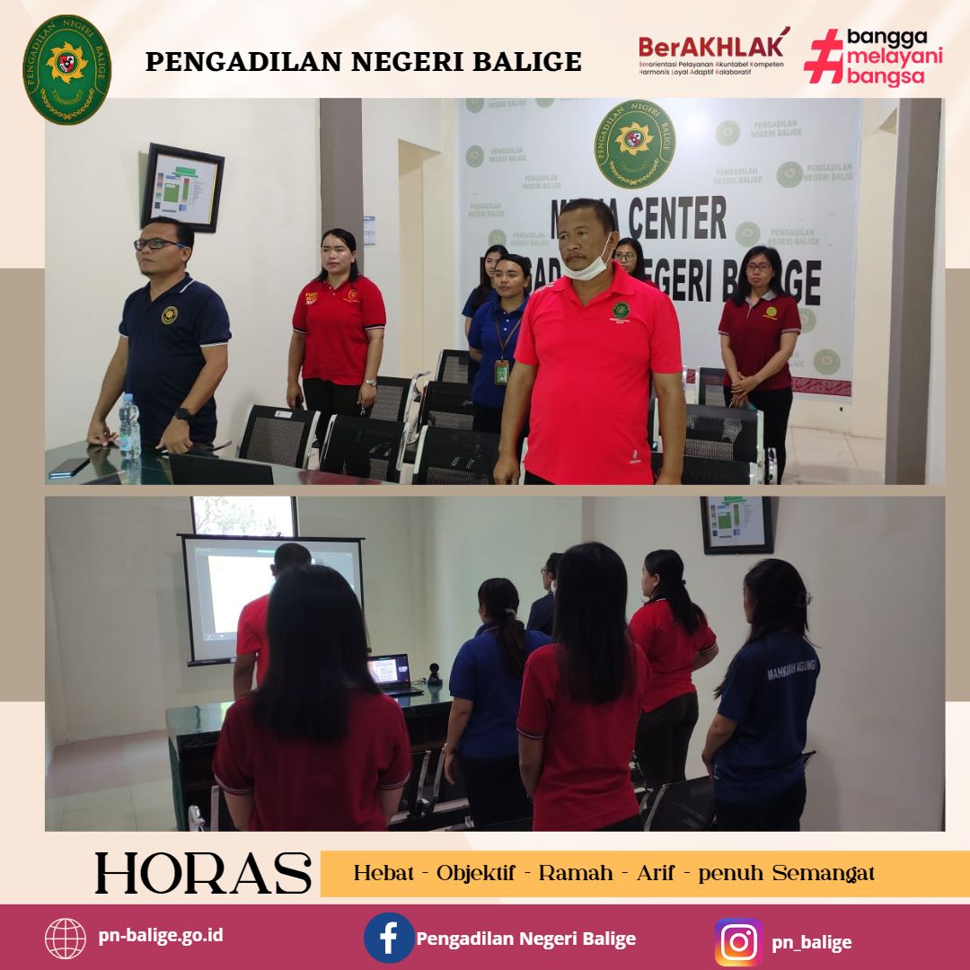 Ibadah Persekutuan Kristiani Mahkamah Agung RI (KRISMA) pada hari Jumat 07 Juli 2023